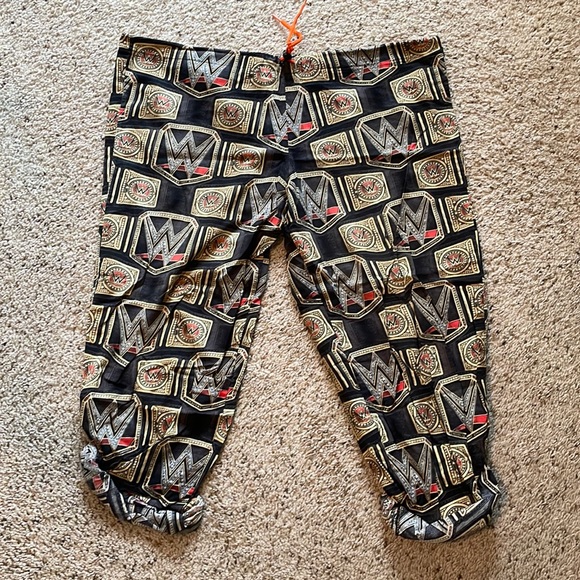Hand crafted WWE lounge pants with drawstring waist - Picture 1 of 6